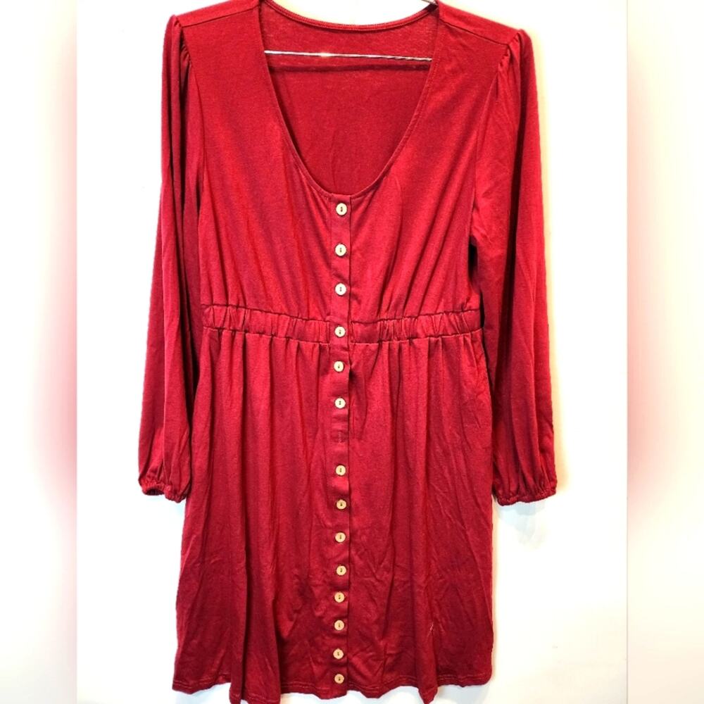 New Casual Short Dress Flowy Comfortable Dress‎ Travel Work Office XL